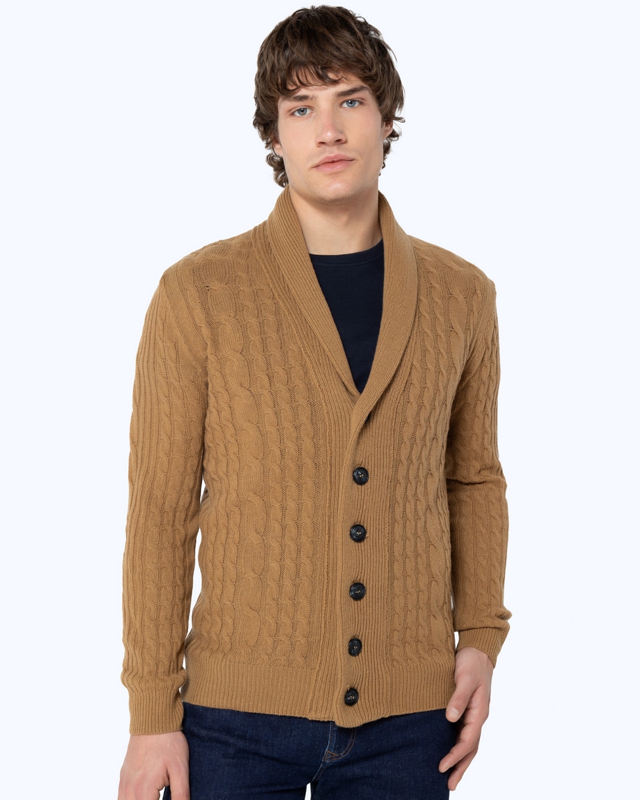 Εικόνα της ΠΛΕΚΤΗ ΖΑΚΕΤΑ LAMBSWOOL REGULAR FIT