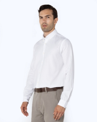 ΠΟΥΚΑΜΙΣΟ OXFORD REGULAR FIT ΛΕΥΚΟ thumb