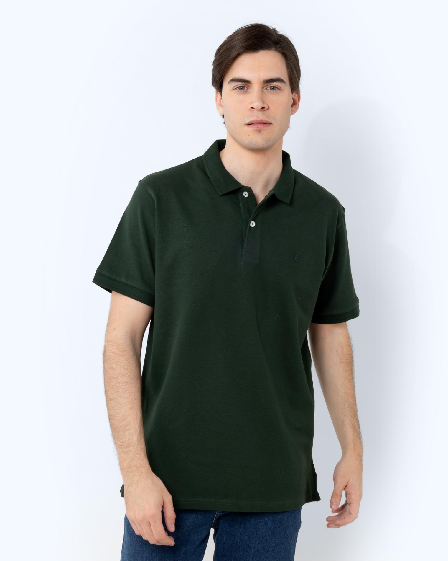 ΜΠΛΟΥΖΑ POLO PIQUE REGULAR FIT ΠΡΑΣΙΝΟ