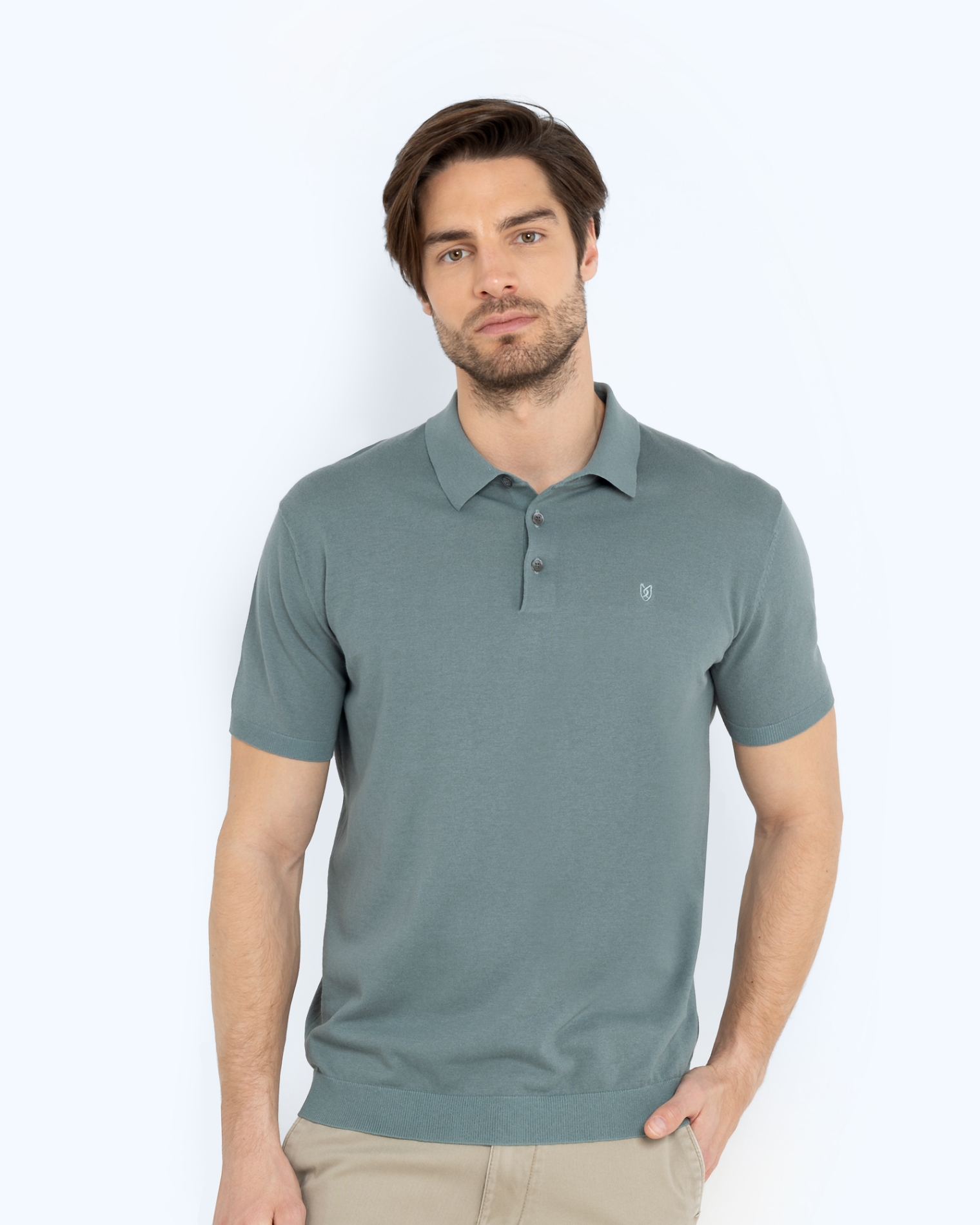 ΠΛΕΚΤΟ POLO REGULAR FIT MINT