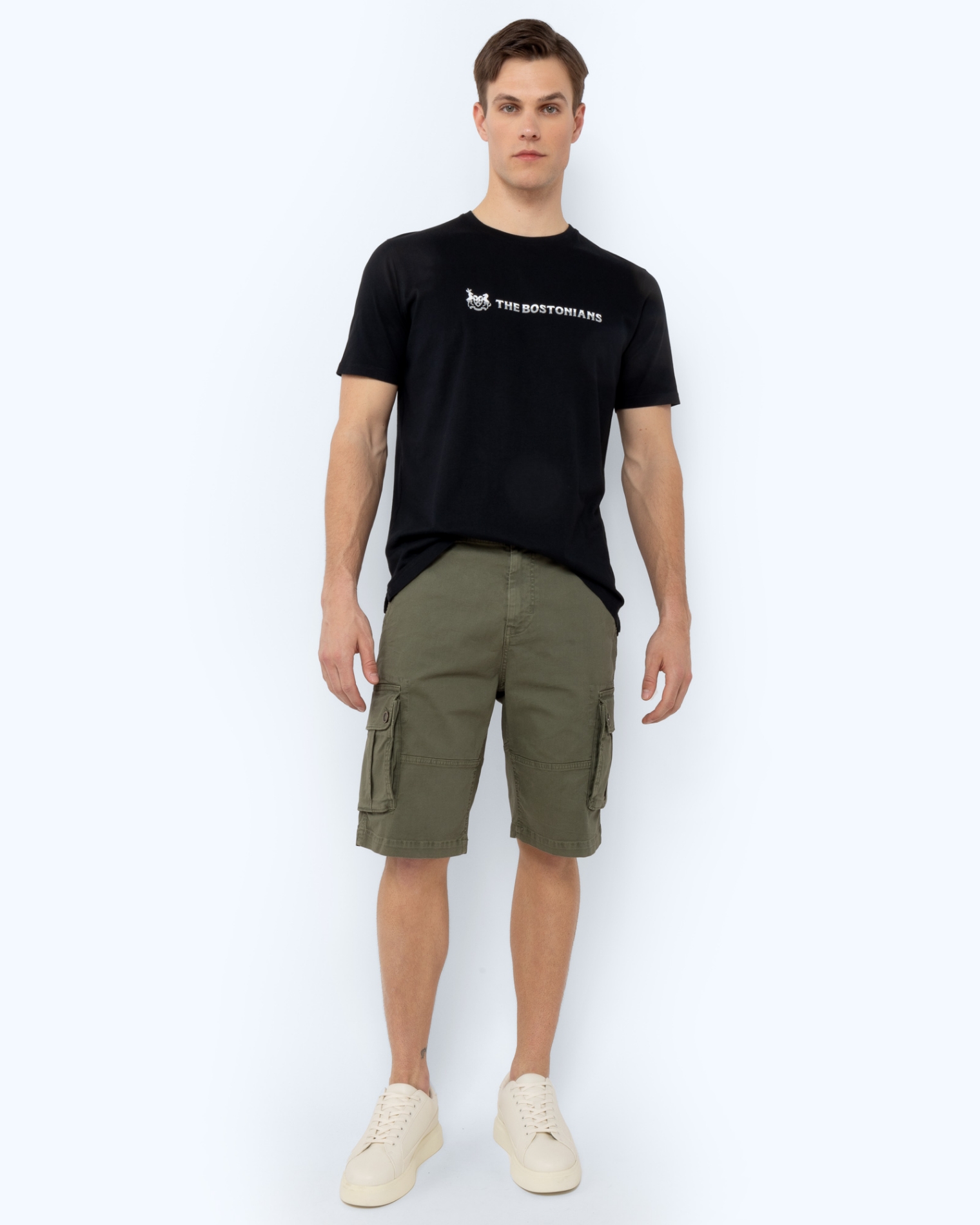 ΒΕΡΜΟΥΔΑ CARGO REGULAR FIT OLIVE