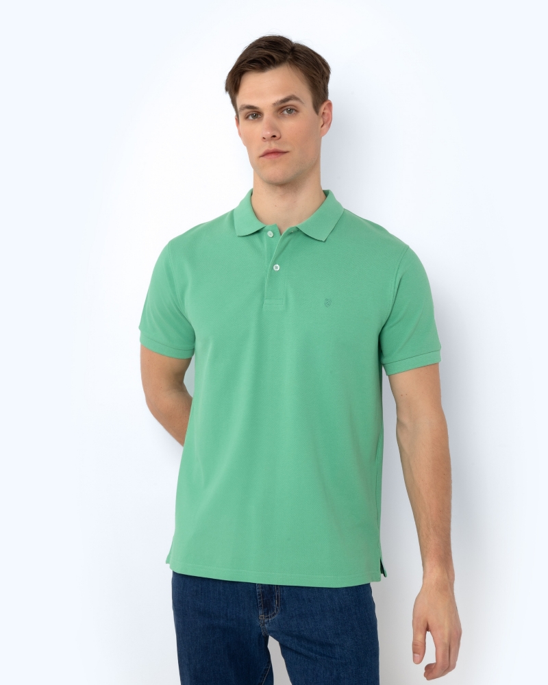 ΜΠΛΟΥΖΑ POLO PIQUE REGULAR FIT ΠΡΑΣΙΝΟ