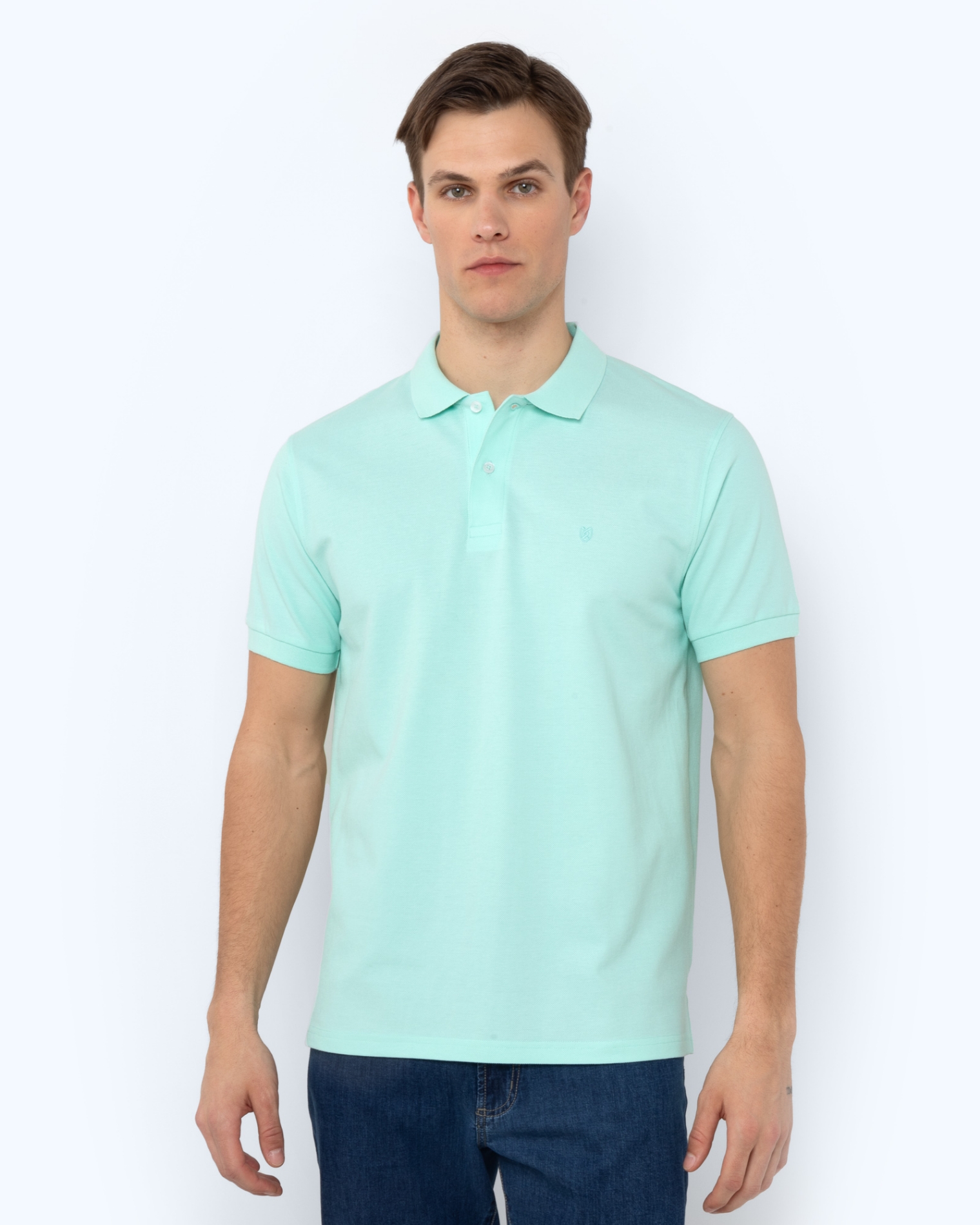 ΜΠΛΟΥΖΑ POLO PIQUE REGULAR FIT ΒΕΡΑΜΑΝ