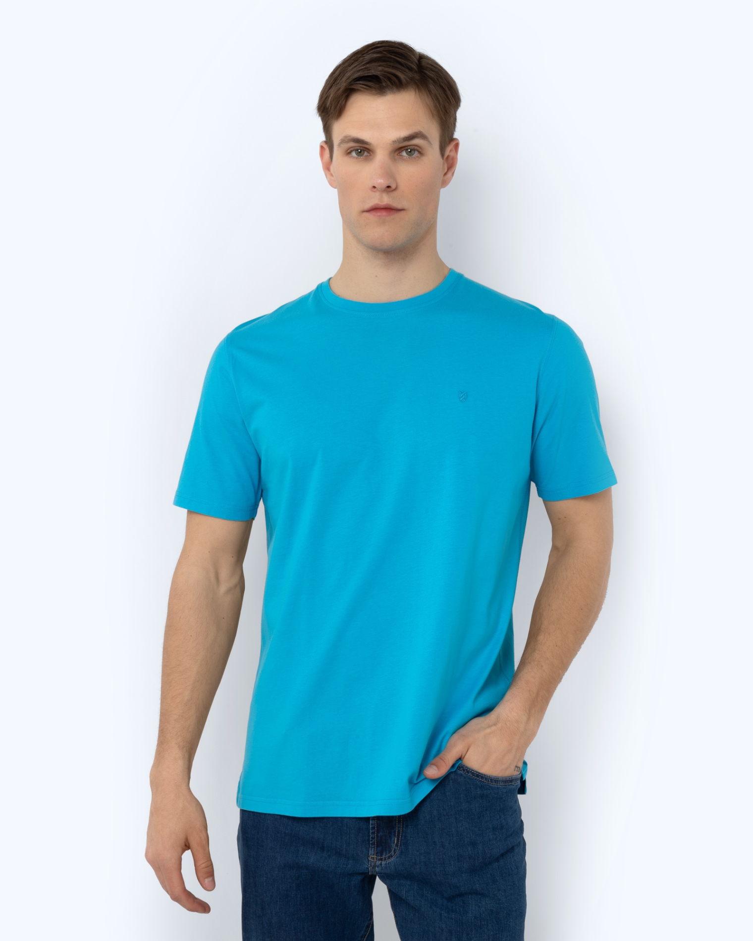 ΜΠΛΟΥΖΑ ESSENTIAL T-SHIRT REGULAR FIT ΜΠΛΕ