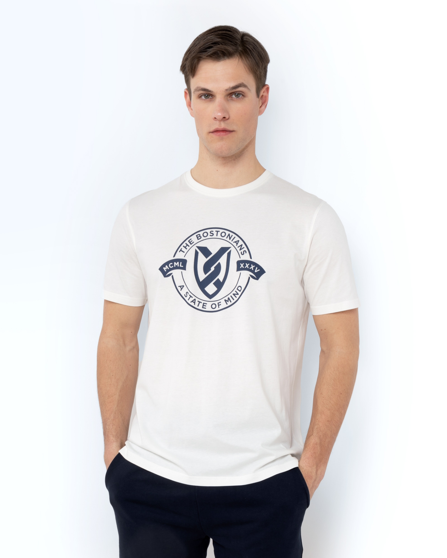 ΜΠΛΟΥΖΑ T-SHIRT LOGO REGULAR ΛΕΥΚΟ