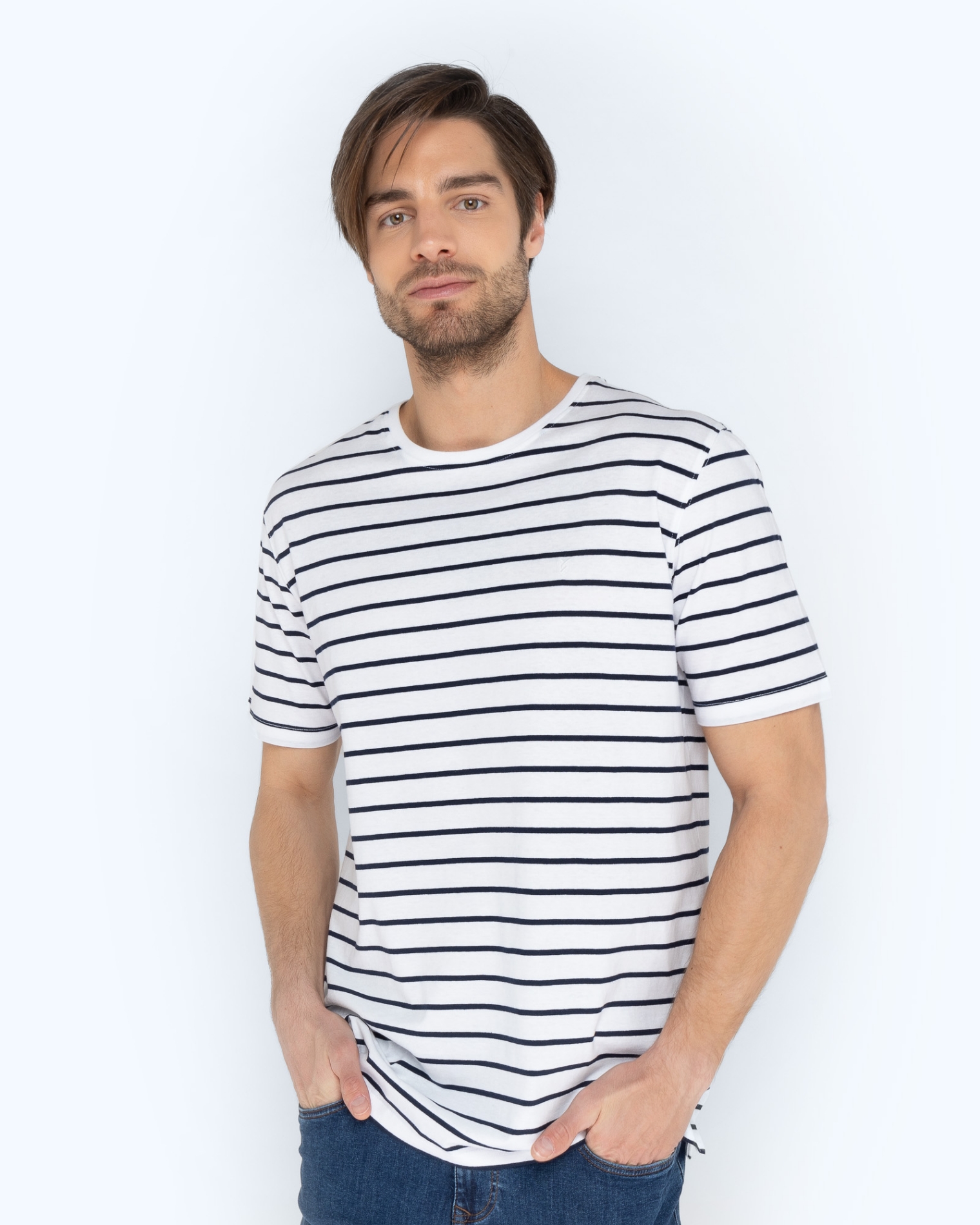 ΜΠΛΟΥΖΑ  T-SHIRT STRIPE REGULAR FIT