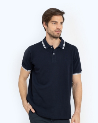 POLO PIQUE TWIN TIPPED ΜΠΛΕ thumb