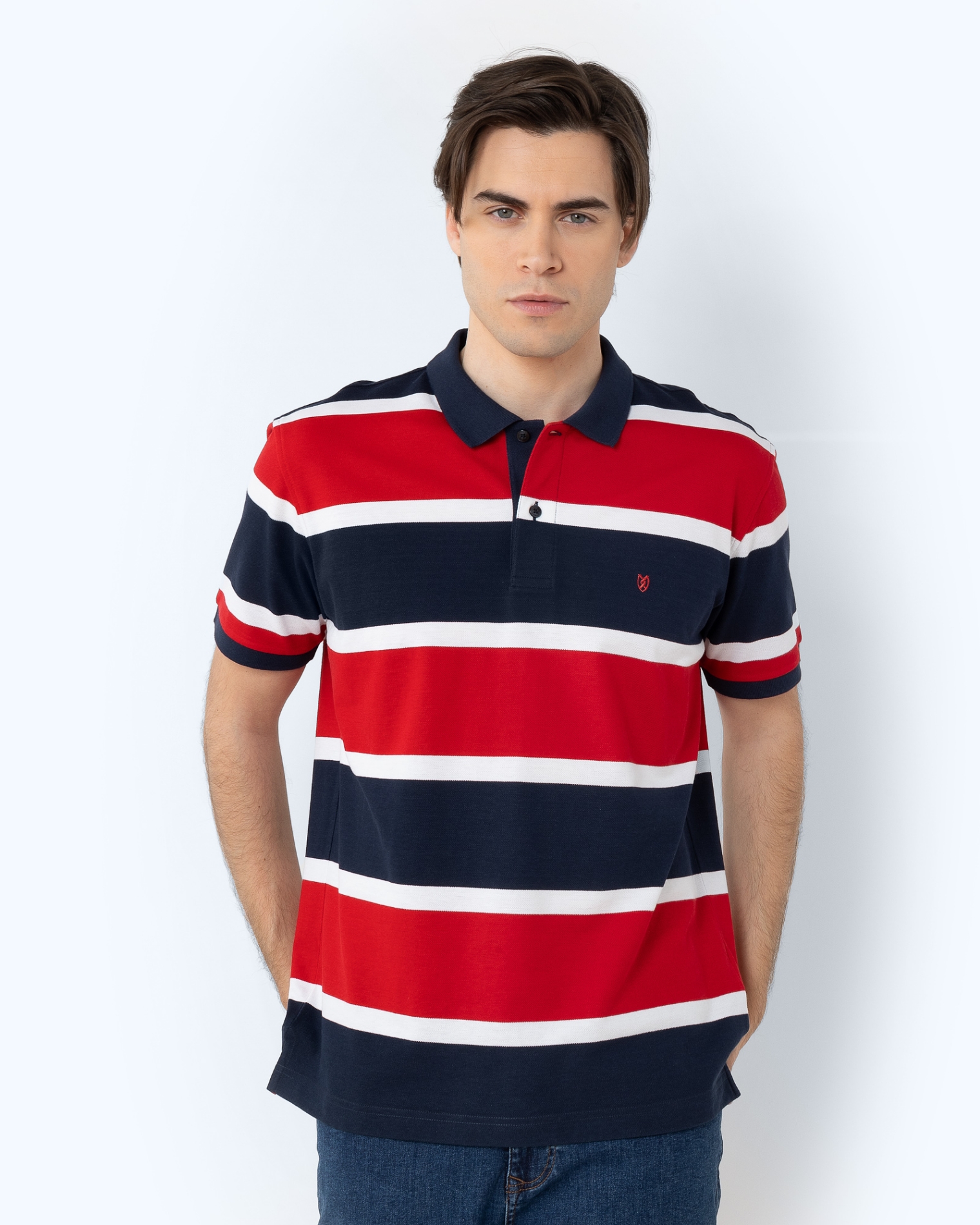 POLO PIQUE REGULAR FIT ΡΙΓΕΣ