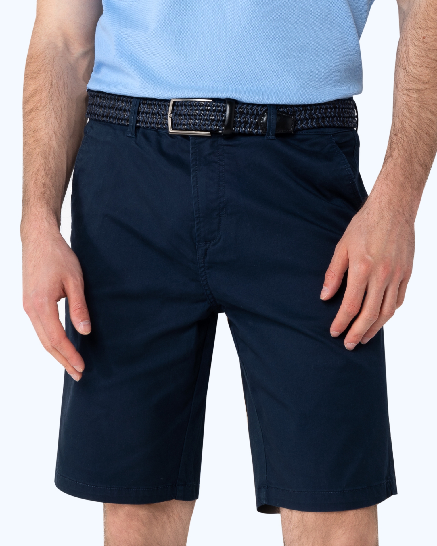 ΒΕΡΜΟΥΔΑ CHINOS REGULAR FIT ΜΠΛΕ