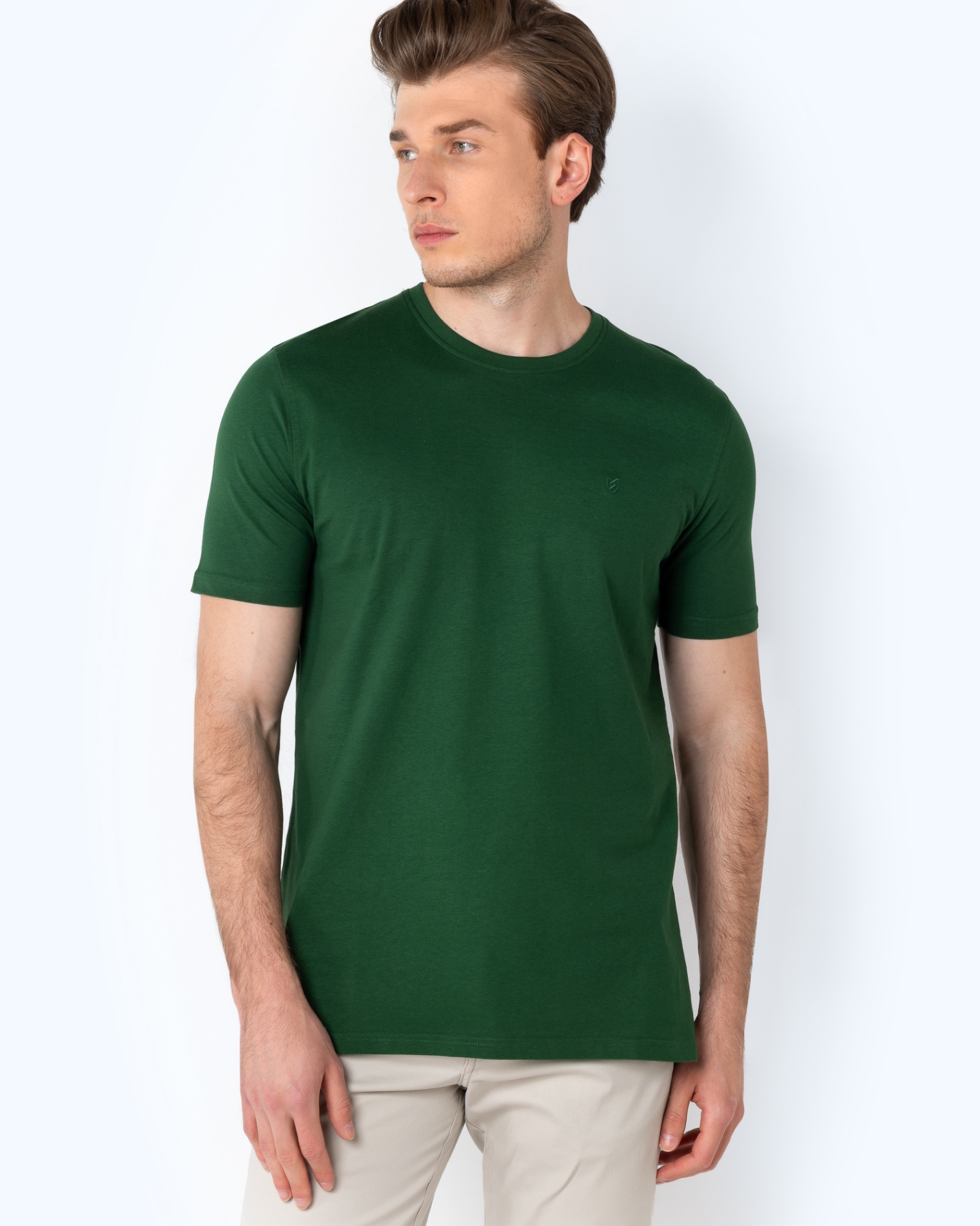 T-SHIRT REGULAR FIT ΠΡΑΣΙΝΟ