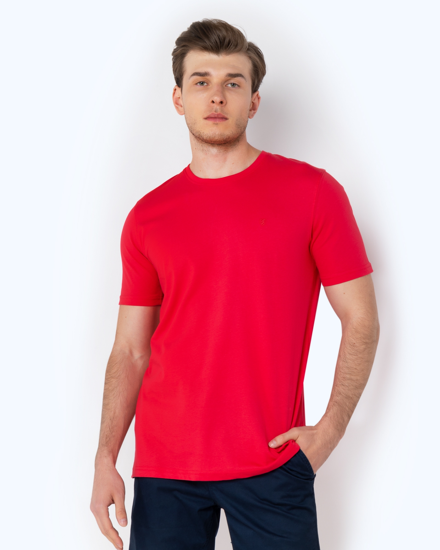 ΜΠΛΟΥΖΑ T-SHIRT REGULAR FIT ΚΟΚΚΙΝΟ