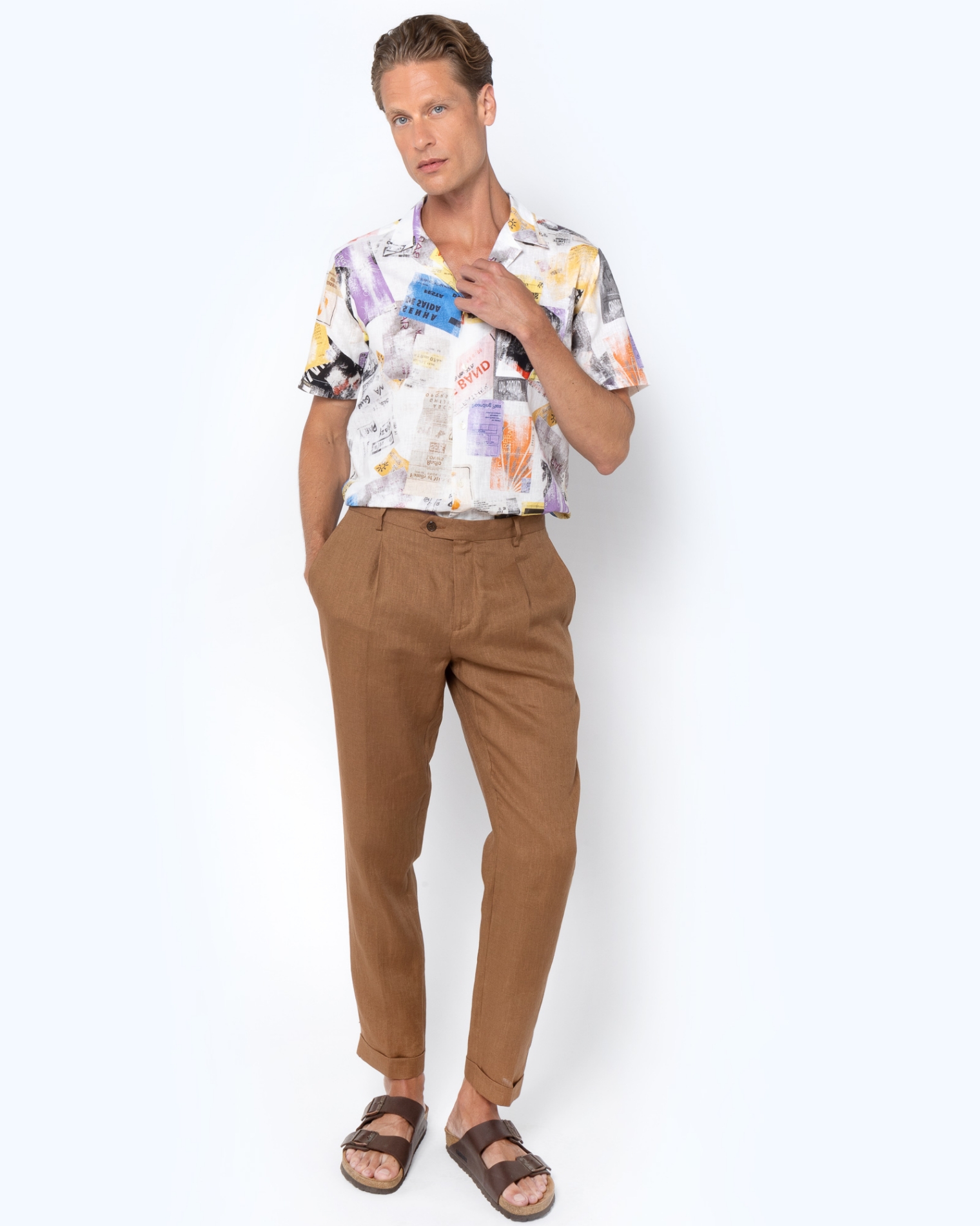 ΠΑΝΤΕΛΟΝΙ CHINOS ΛΙΝΟ MODERN FIT