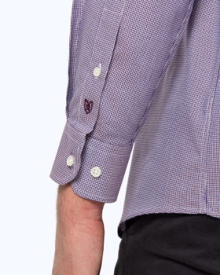 TWILL SHIRT CUSTOM FIT ΜΠΟΡΝΤΟ thumb