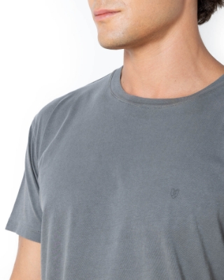 T-SHIRT DELAVE REGULAR FIT ΓΚΡΙ thumb