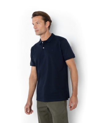 POLO PIQUE REGULAR FIT ΜΠΛΕ thumb