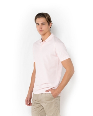 POLO PIQUE REGULAR FIT ΡΟΖ thumb