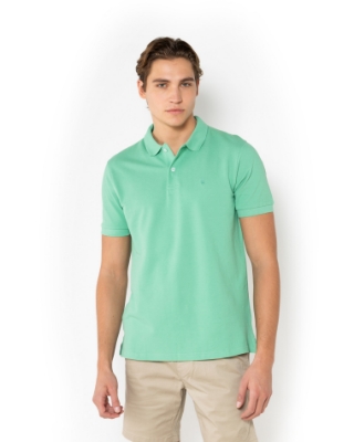 ΜΠΛΟΥΖΑ POLO PIQUE REGULAR FIT ΠΡΑΣΙΝΟ thumb