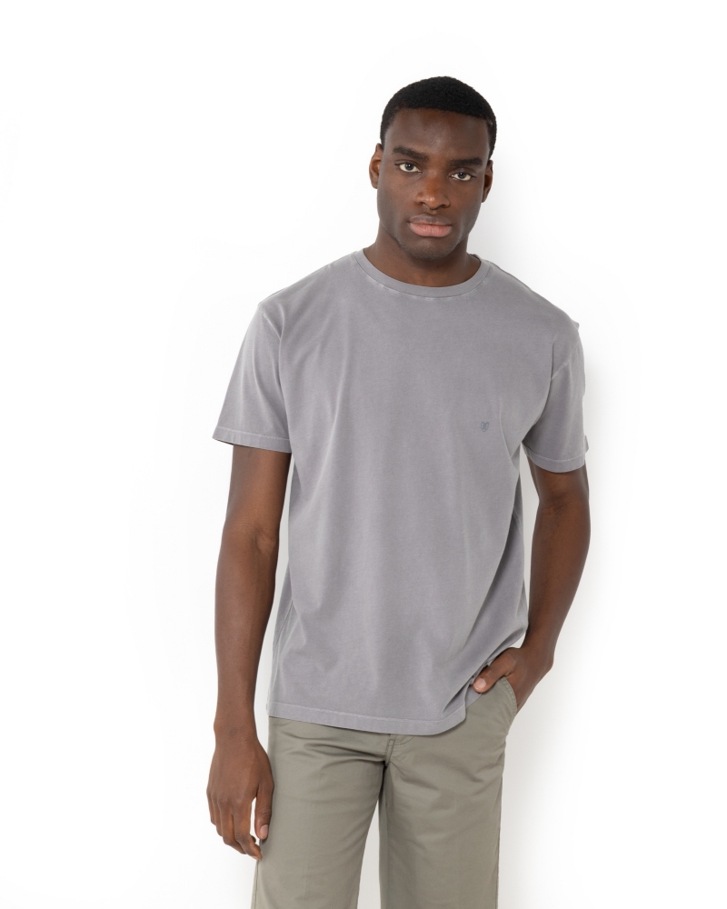 	T-SHIRT DELAVE REGULAR FIT ΓΚΡΙ