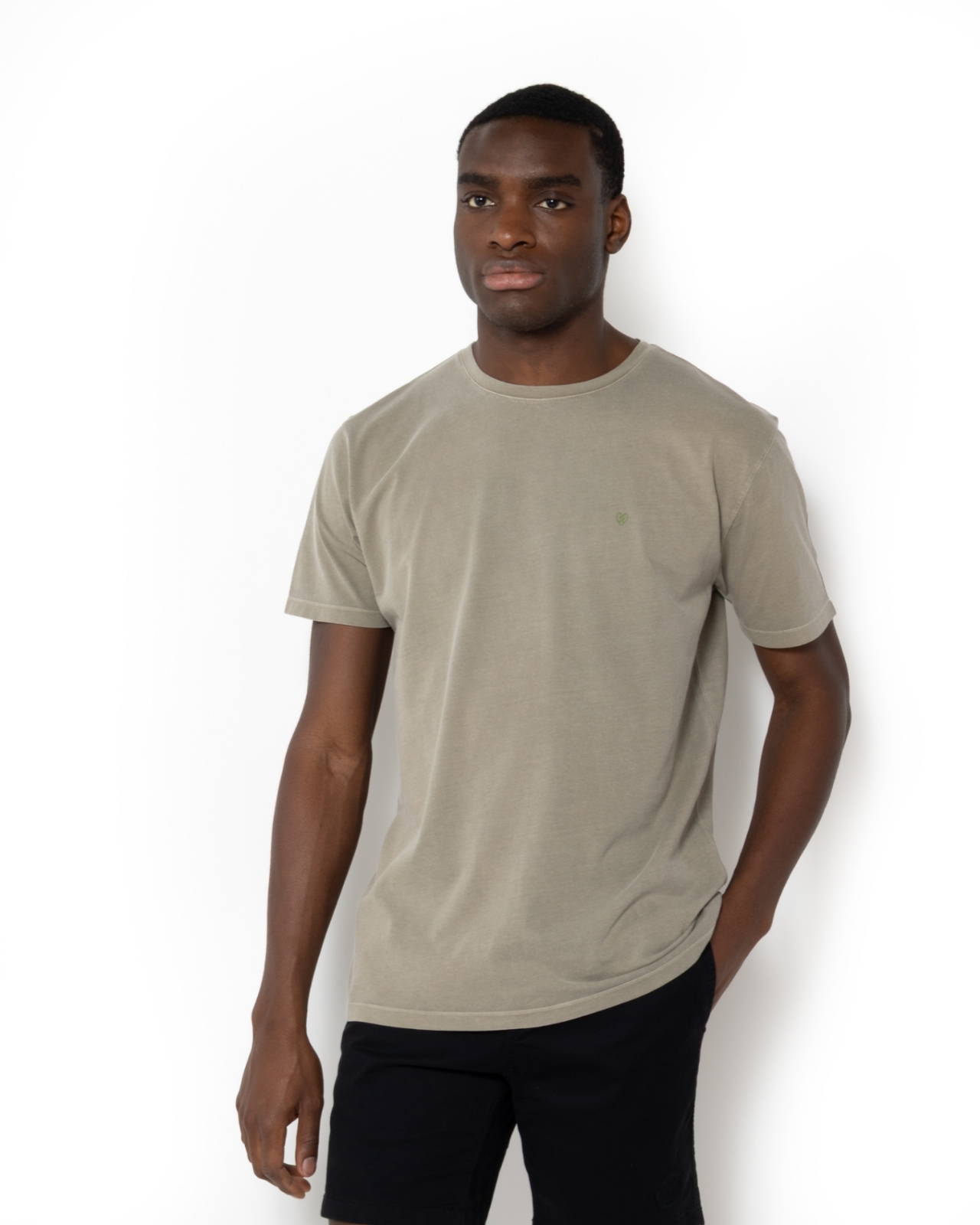 T-SHIRT DELAVE REGULAR FIT ΓΚΡΙ