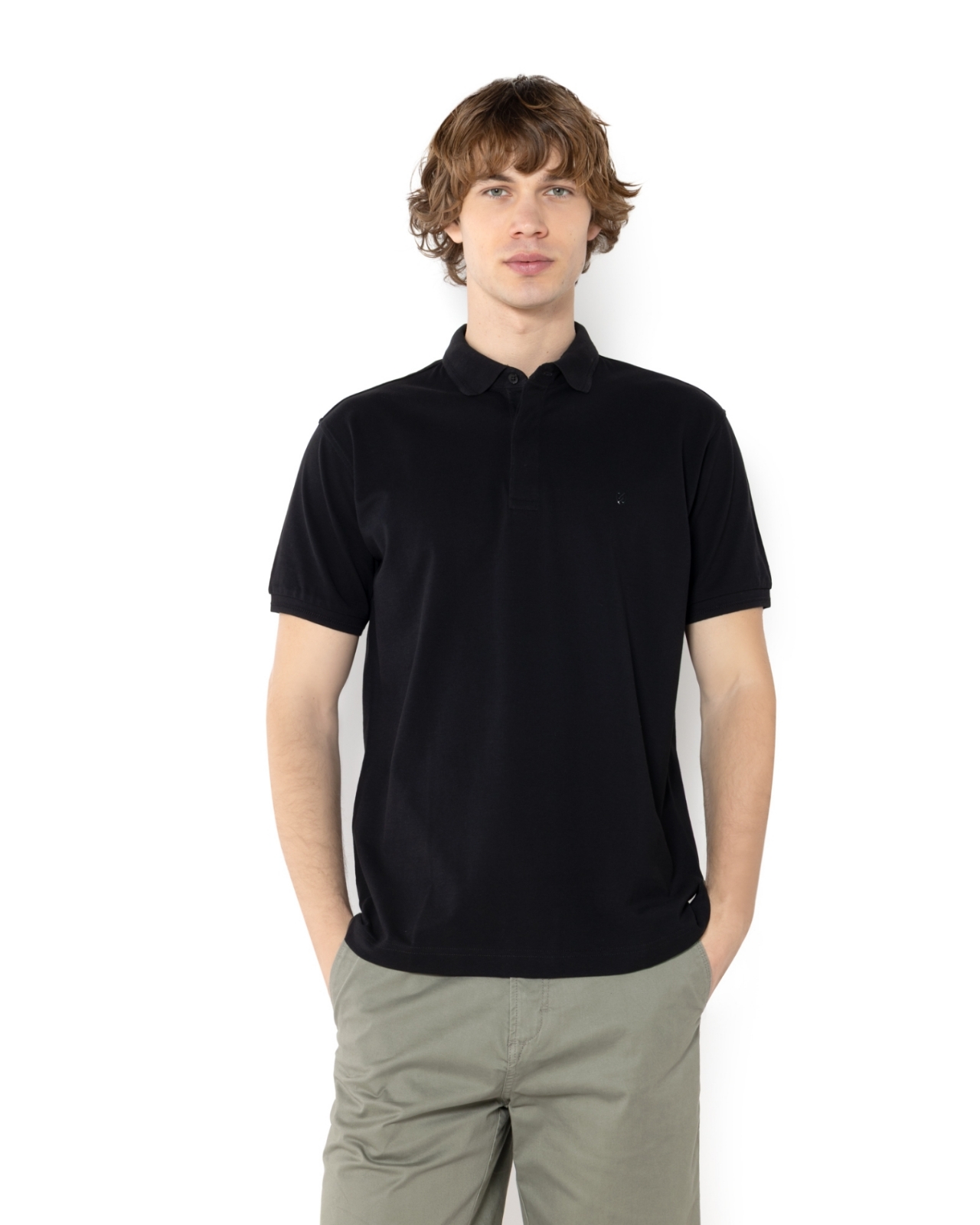 POLO PIMA COTTON ΜΑΥΡΟ 