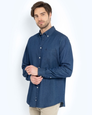 	ΠΟΥΚΑΜΙΣΟ DENIM REGULAR FIT thumb