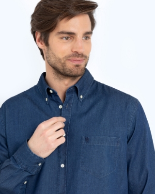 	ΠΟΥΚΑΜΙΣΟ DENIM REGULAR FIT thumb