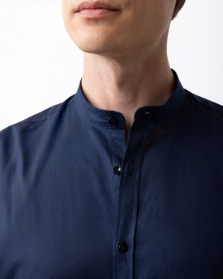 	ΠΟΥΚΑΜΙΣΟ ΒΑΜΒΑΚΙ ΛΙΝΟ ΜΑΟ ΜΠΛΕ thumb