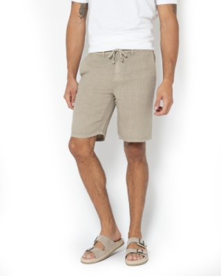 ΒΕΡΜΟΥΔΑ ΛΙΝΗ CHINOS ΜΠΕΖ thumb