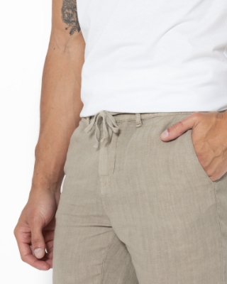 ΒΕΡΜΟΥΔΑ ΛΙΝΗ CHINOS ΜΠΕΖ thumb