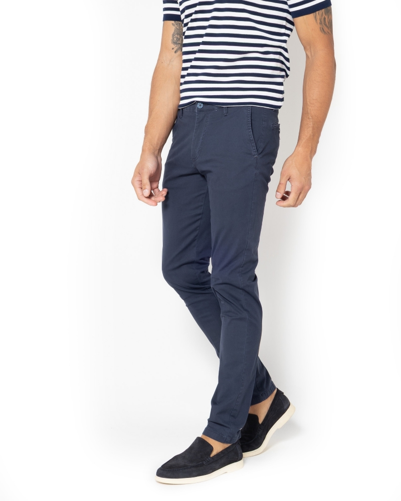 ΠΑΝΤΕΛΟΝΙ CHINOS MODERN FIT ΜΠΛΕ