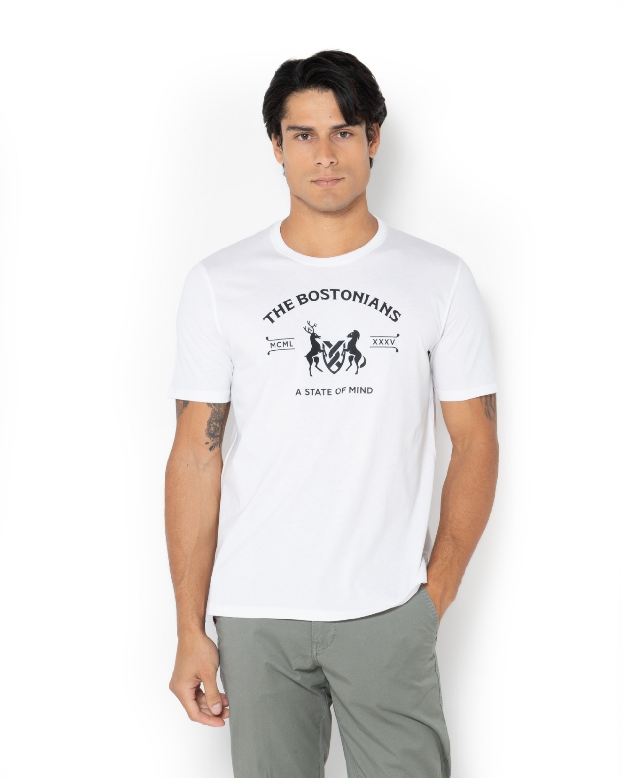 ΜΠΛΟΥΖΑ T-SHIRT THE BOSTONIANS ΛΕΥΚΟ