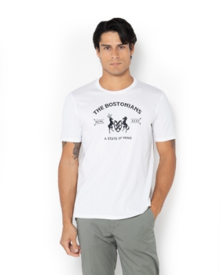 ΜΠΛΟΥΖΑ T-SHIRT THE BOSTONIANS ΛΕΥΚΟ thumb