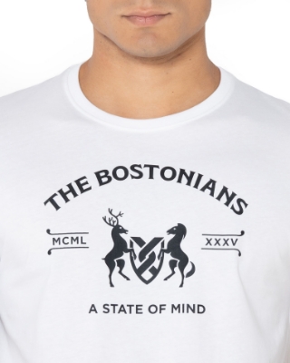 ΜΠΛΟΥΖΑ T-SHIRT THE BOSTONIANS ΛΕΥΚΟ thumb