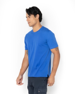 T-SHIRT REGULAR FIT ΜΠΛΕ thumb