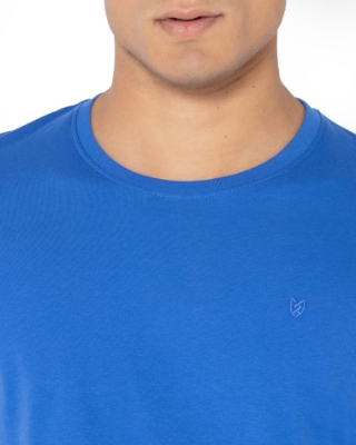 T-SHIRT REGULAR FIT ΜΠΛΕ thumb