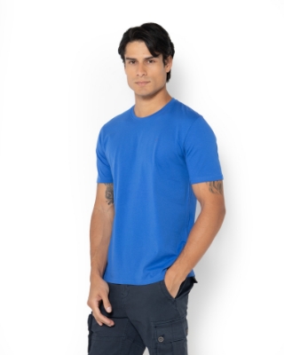 T-SHIRT REGULAR FIT ΜΠΛΕ thumb