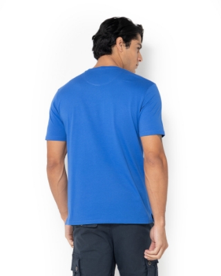 T-SHIRT REGULAR FIT ΜΠΛΕ thumb