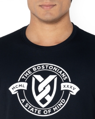 	T-SHIRT LOGO REGULAR ΜΑΥΡΟ thumb