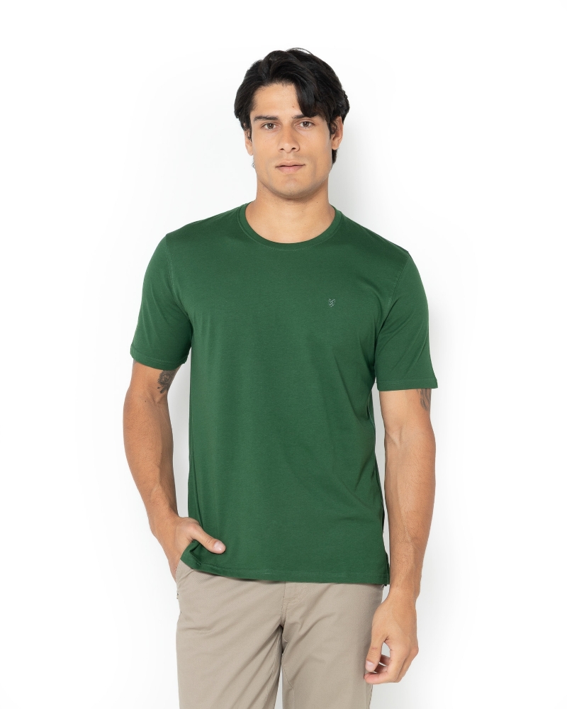 T-SHIRT REGULAR FIT ΠΡΑΣΙΝΟ