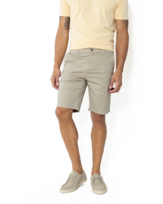 ΒΕΡΜΟΥΔΑ CHINOS REGULAR FIT ΜΠΕΖ thumb