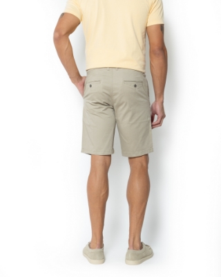 ΒΕΡΜΟΥΔΑ CHINOS REGULAR FIT ΜΠΕΖ thumb