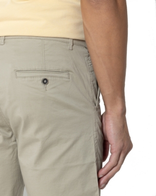 ΒΕΡΜΟΥΔΑ CHINOS REGULAR FIT ΜΠΕΖ thumb