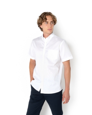 ΠΟΥΚΑΜΙΣΟ FIL A FIL REGULAR FIT WHITE thumb