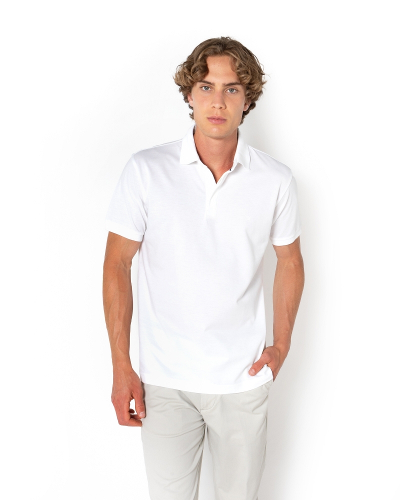 POLO PIMA COTTON  ΛΕΥΚΟ