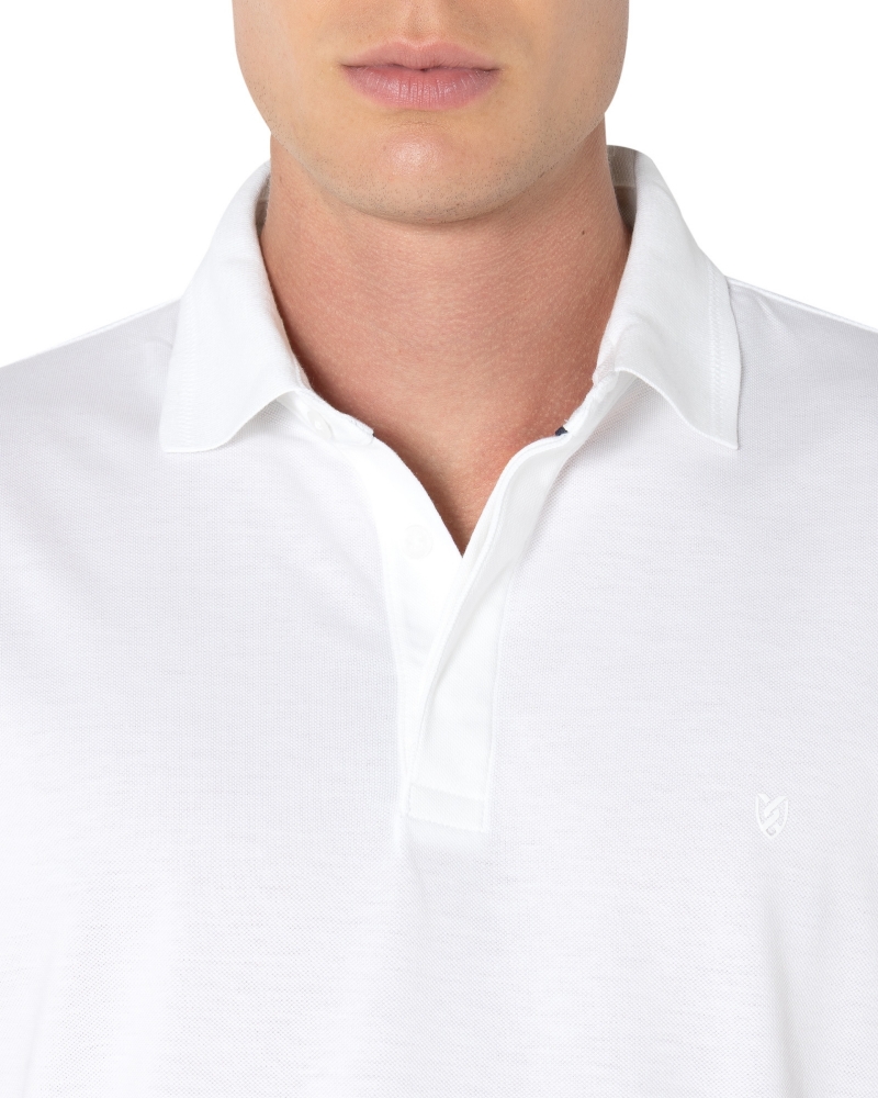 POLO PIMA COTTON  ΛΕΥΚΟ