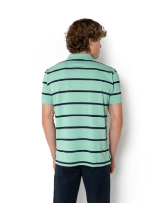 POLO PIQUE REGULAR FIT ΡΙΓΕΣ ΠΡΑΣΙΝΟ thumb