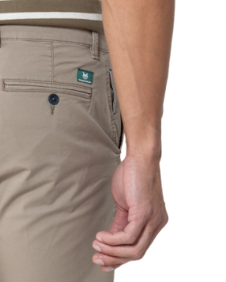 ΒΕΡΜΟΥΔΑ TWILL ΜΠΕΖ  thumb