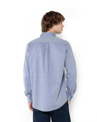 ΠΟΥΚΑΜΙΣΟ OXFORD REGULAR ΓΑΛΑΖΙΟ thumb