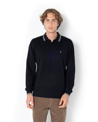 ΜΠΛΟΥΖΑ POLO PIQUE  ΜΑΥΡΟ thumb
