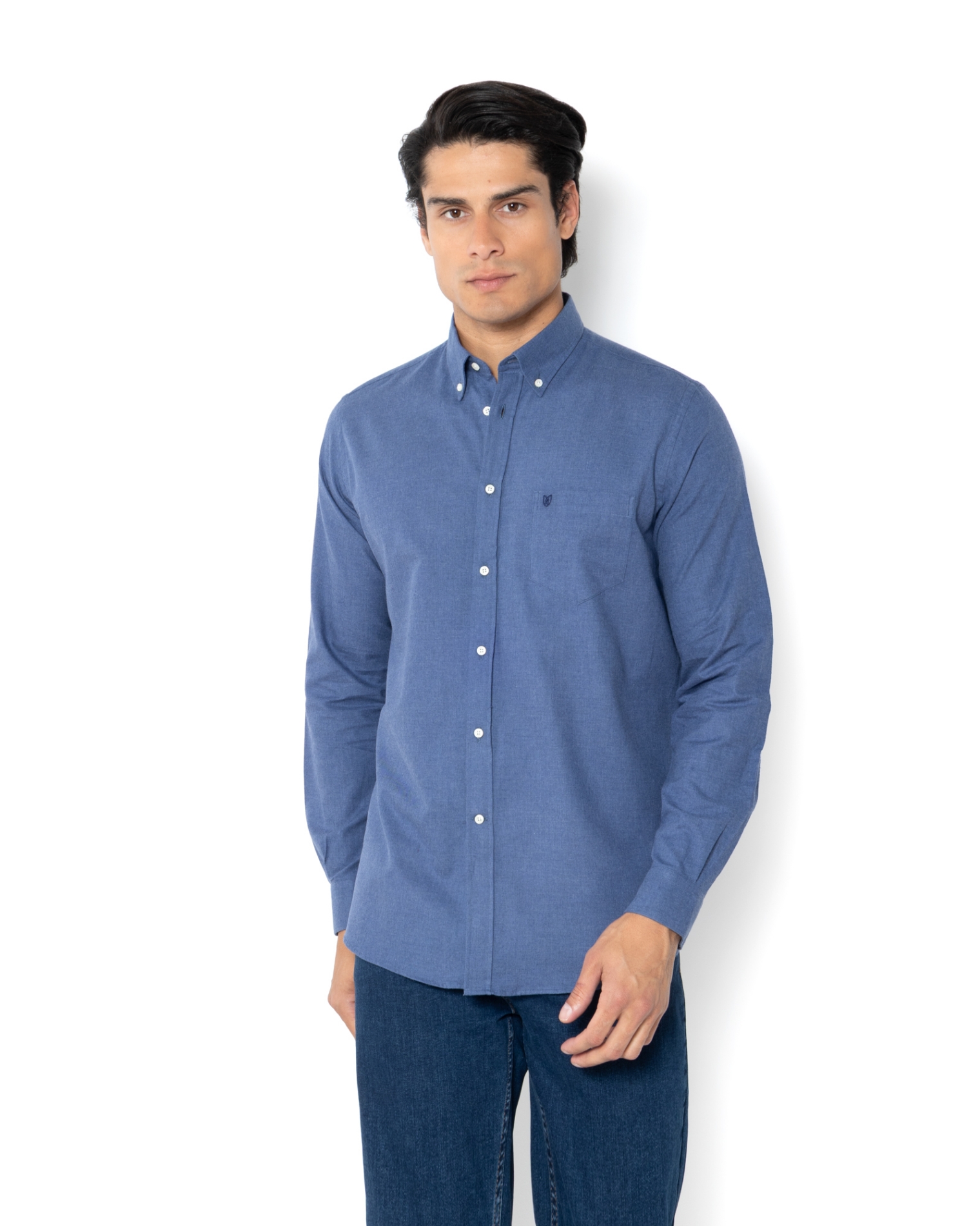 ΠΟΥΚΑΜΙΣΟ ΦΑΝΕΛΑ ΜΠΛΕ